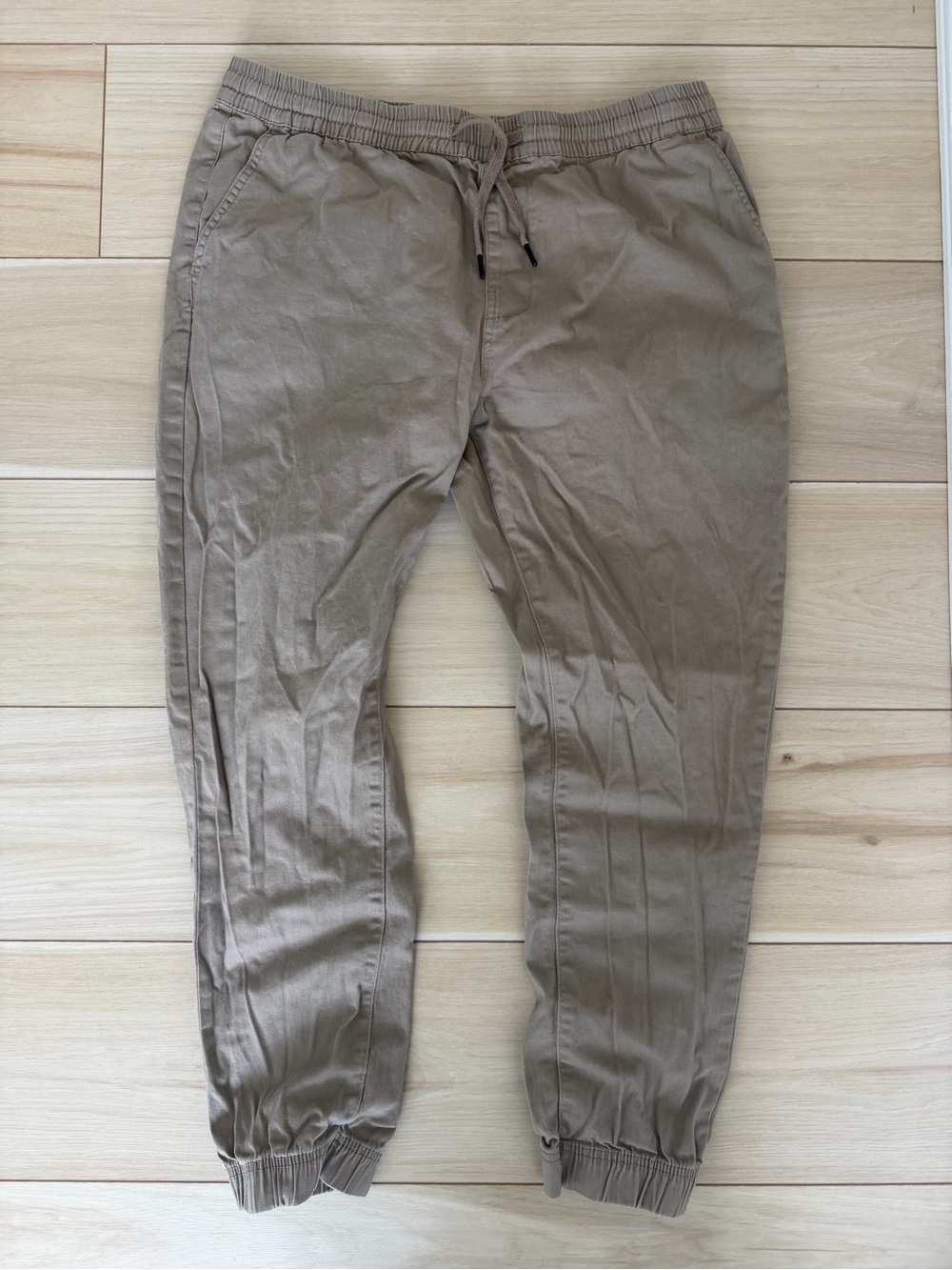 Aeropostale Men's Drawstring Joggers - Taupe